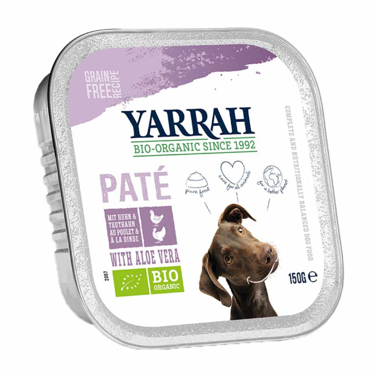 Yarrah - Nassfutter - Bio Paté mit Huhn