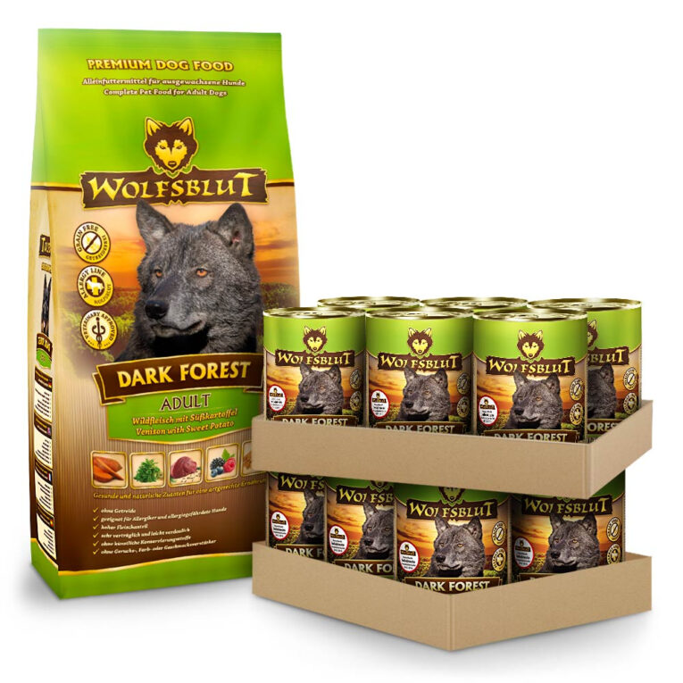 Dark Forest Adult Trockenfutter mit Wild und Süßkartoffel Auf einen Blick: Hundeernährung nach dem Vorbild des Wolfes Rezeptur mit natürlichen Inhaltsstoffen Frisches und gut bekömmliches Wild als Hauptbestandteil Wildfleisch enthält die wertvollen und für die ausgewogene Ernährung so wichtigen Spurenelemente Selen