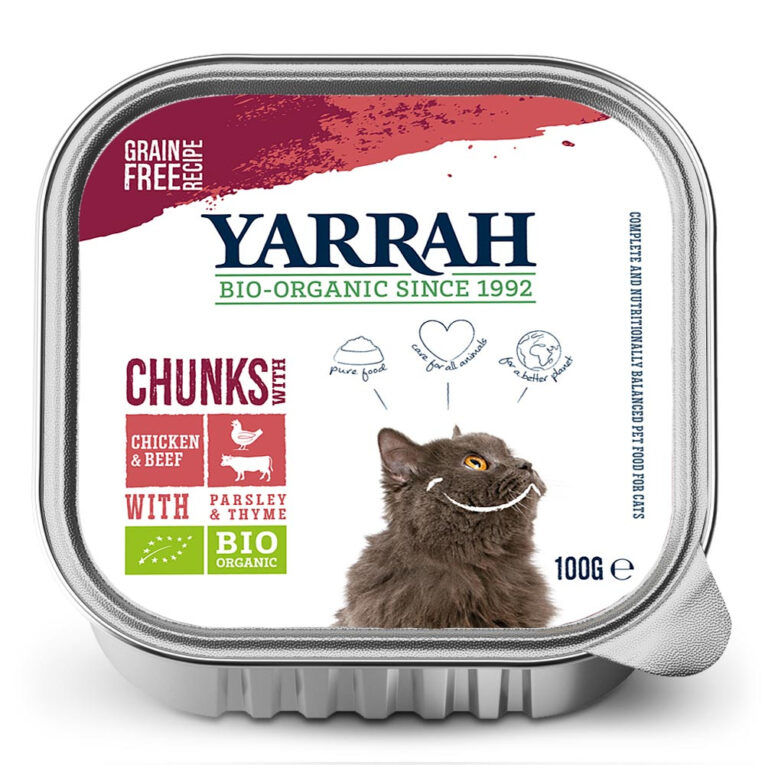 Yarrah - Nassfutter - Bio Bröckchen mit Huhn