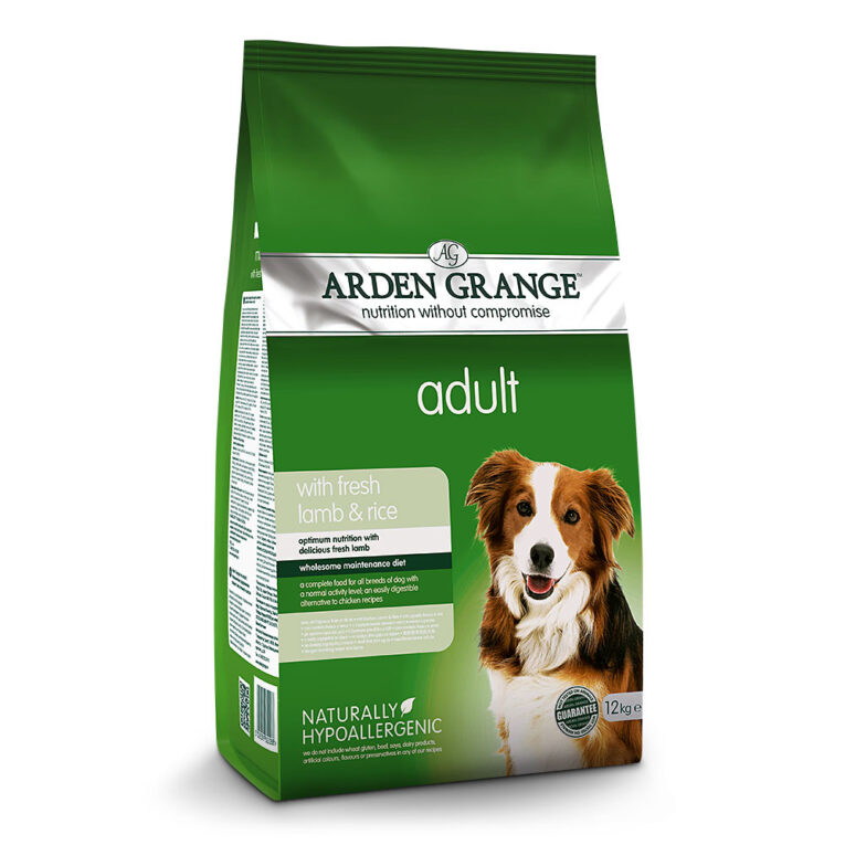 Arden Grange Adult mit frischem Lammfleisch & Reis Das vollwertige Arden Grange Adult mit ganz viel frischem Lamm & Reis bietet Ihrem Hund eine optimale ausgewogene Ernährung. Die Verwendung des Monoproteins Lamm ist für alle Allergiker eine echte Alternative zu Geflügel. Mit so viel guten Inhaltsstoffen ist Ihr Hund für Alltagsabenteuer gewappnet. Denn hier kommt nur Gutes in den Napf und auf künstliche Farbstoffe