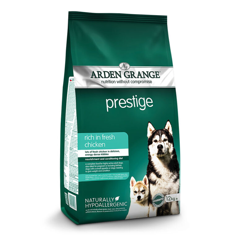 Arden Grange Prestige Reich an frischem Huhn Arden Grange Prestige mit frischem Huhn ist eine konzentrierte Rezeptur