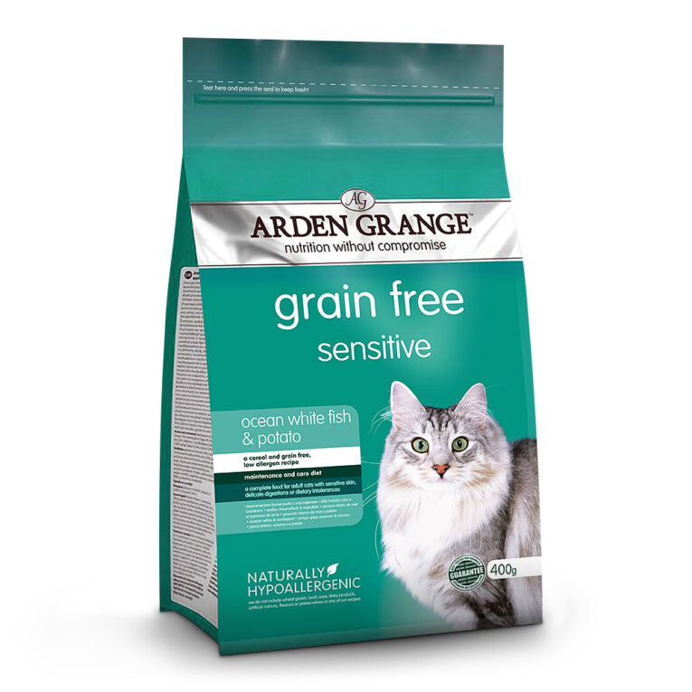 Arden Grange Sensitive cat - grain free - ocean white fish & potato This is a complete