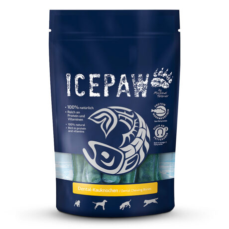ICEPAW | Dental-Kauknochen | 12 x 250 g