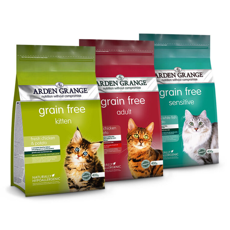 Probe: 400 g Arden Grange Trockenfutter Probieren Sie das Trockenfutter von Arden Grange. Auf künstliche Farbstoffe