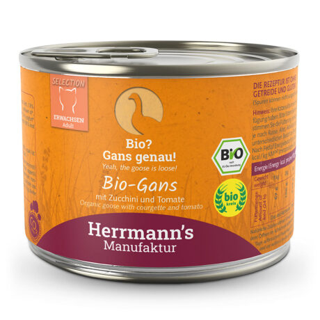 Herrmann's | Bio-Gans mit Zucchini | Selection | 48 x 200 g