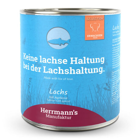 Herrmann's | Adult Lachs mit Aprikose, Kartoffel und Chiasamen | Selection | 800 g