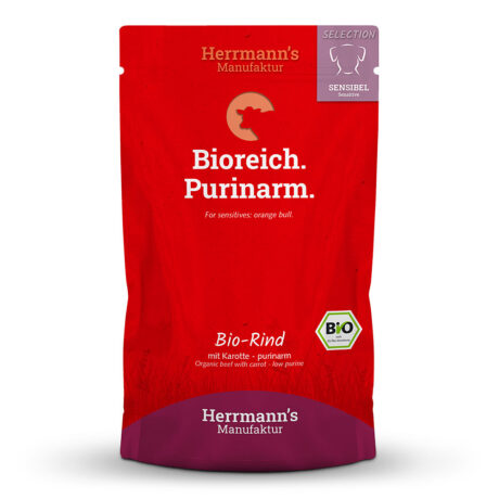 Herrmann's | Bio-Rind mit Karotten | Sensibel | 24 x 150 g