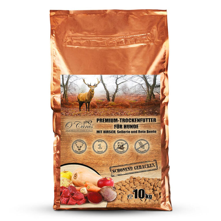O´Canis Premium Trockenfutter mit Hirsch
