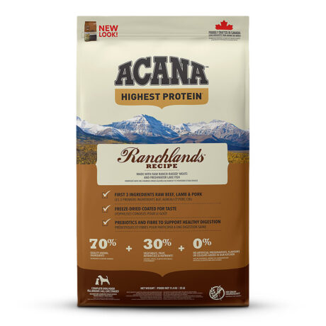 Acana | Ranchlands Dog | Highest Protein | 11,4 kg