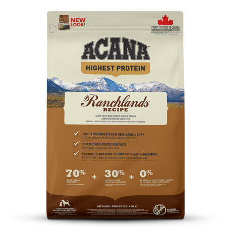 Acana | Ranchlands Dog | Highest Protein | 2 kg