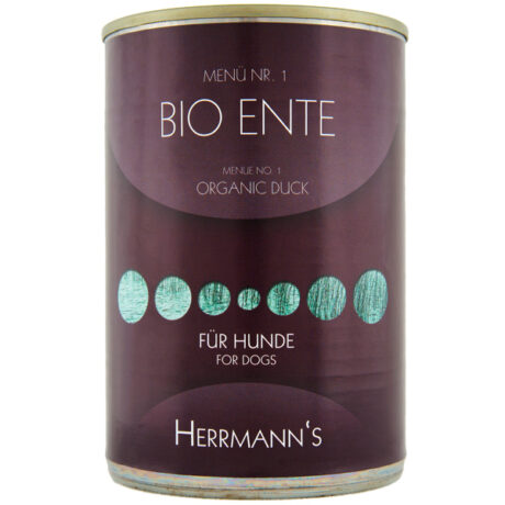 Herrmann's | Bio-Ente mit Bio-Süßkartoffeln | Classic | 12 x 400 g