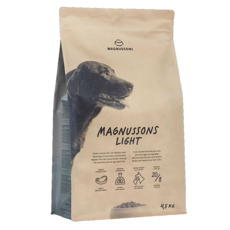 Magnusson - Trockenfutter - Light Das Trockenfutter Light von Magnusson ist ein Alleinfuttermittel