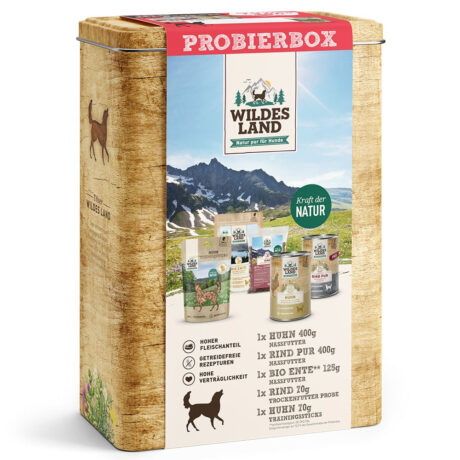 Wildes Land | Aktions-Probierbox Hund | 1 Box
