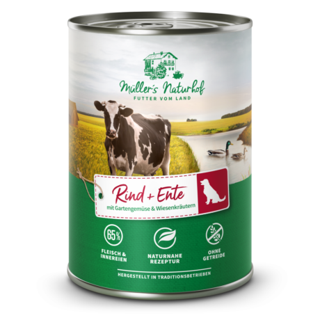 Müller’s Naturhof | Rind und Ente | 400 g