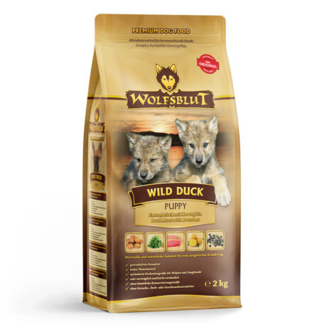 Wolfsblut | Wild Duck - Ente und Kartoffel | Puppy | 2 kg
