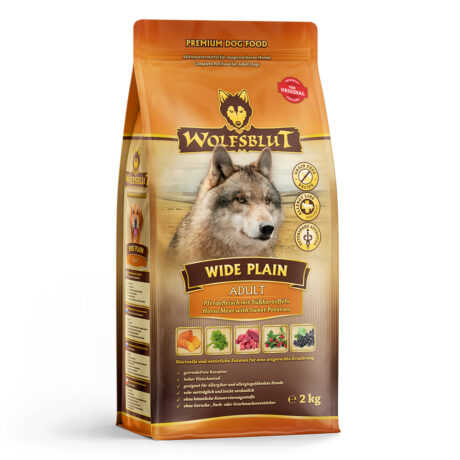 Wolfsblut | Wide Plain - Pferdefleisch und Süßkartoffel | Adult | 3 x 2 kg