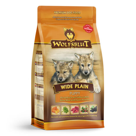Wolfsblut | Wide Plain - Pferdefleisch und Süßkartoffel | Puppy | 4 x 500 g