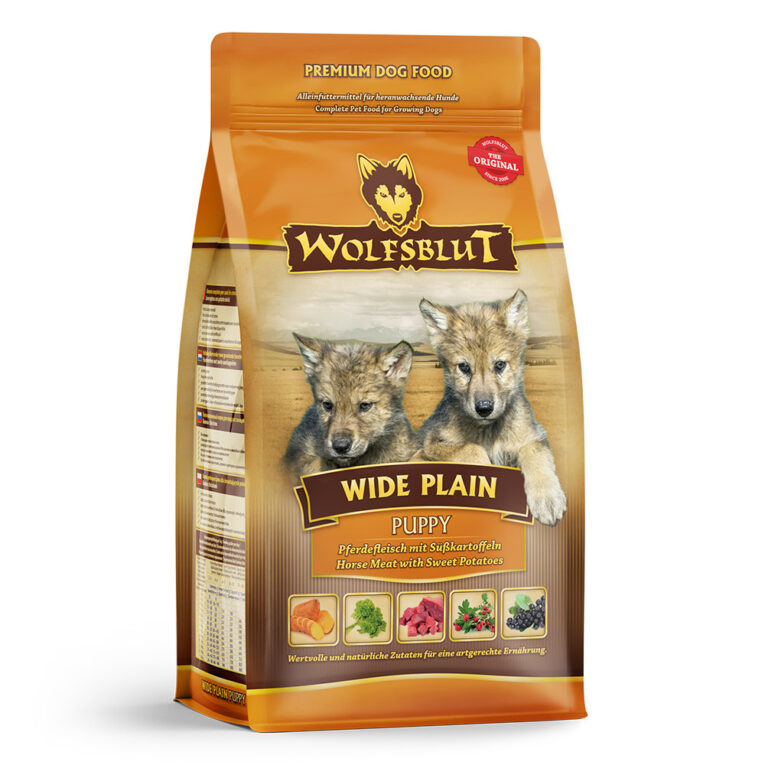 Wide Plain Puppy Trockenfutter mit Pferdefleisch und Süßkartoffel Auf einen Blick: Hundeernährung nach dem Vorbild des Wolfes Rezeptur mit natürlichen Inhaltsstoffen Frisches und gut bekömmliche Pferdefleisch als Hauptbestandteil Pferdefleisch ist kein Massenprodukt. Es zählt zu den am besten verträglichen und verdaulichen Fleischsorten