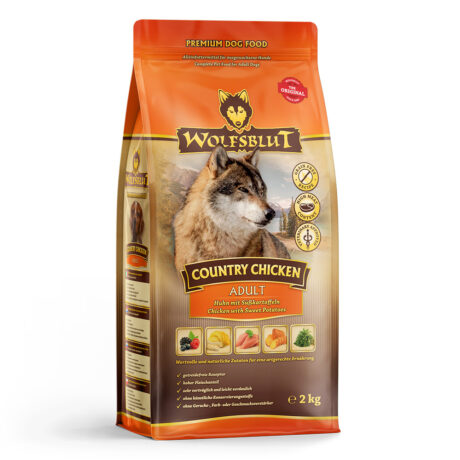 Wolfsblut | Country Chicken - Huhn und Süßkartoffeln | Adult | 2 kg