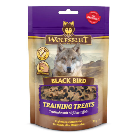 Wolfsblut | Black Bird - Truthahn mit Süßkartoffel | Training Treats | 7 x 70 g