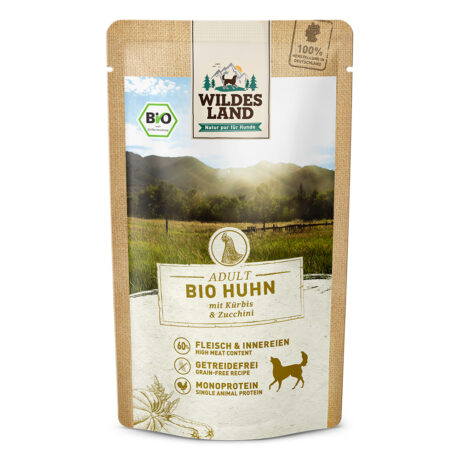 Wildes Land | Huhn mit Kürbis & Zucchini | BIO Adult | 20 x 125 g