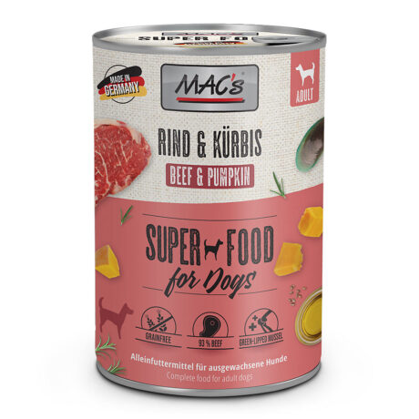 MACs | Rind & Kürbis | Dog | 6 x 400 g