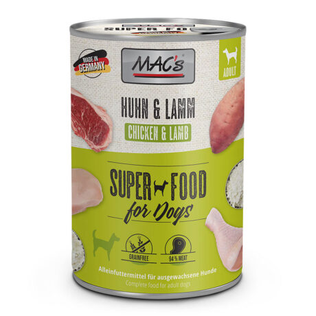 MACs | Hühnchen & Lamm | Dog | 6 x 400 g