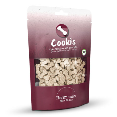 Herrmann's | Bio Miniknochen | Cookis | 6 x 100 g