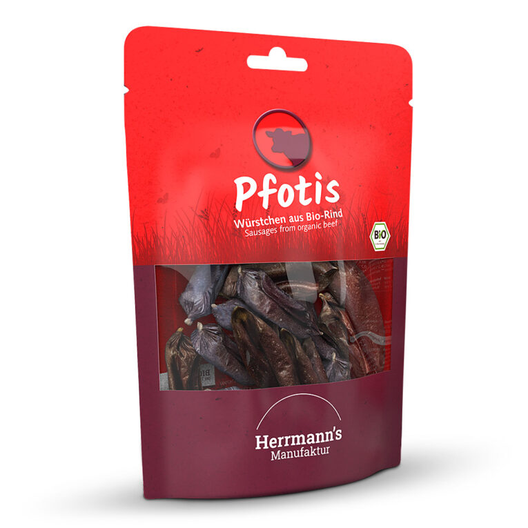 Herrmann's Pfotis Würstchen aus Bio-Rind Was ist drin? Nur mageres Bio-Rind