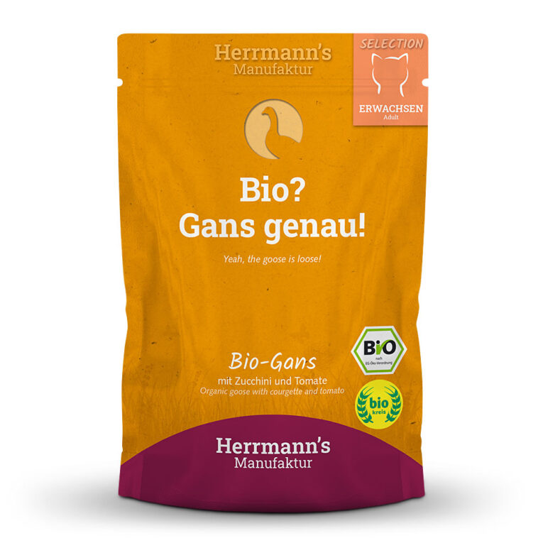 Herrmann's Selection Adult Bio Gans mit Zucchini und Tomaten oder "Bio? Gans genau!" Was ist drin? 93