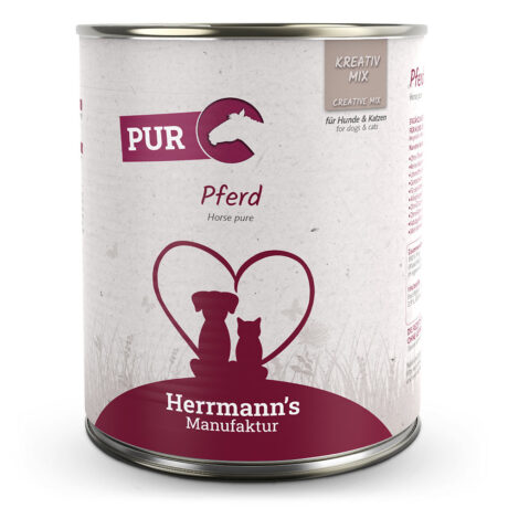 Herrmann's | Pferd Reinfleisch | Kreativ-Mix | 24 x 800 g