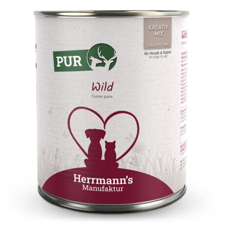 Herrmann's | Wild Reinfleisch | Kreativ-Mix | 12 x 800 g