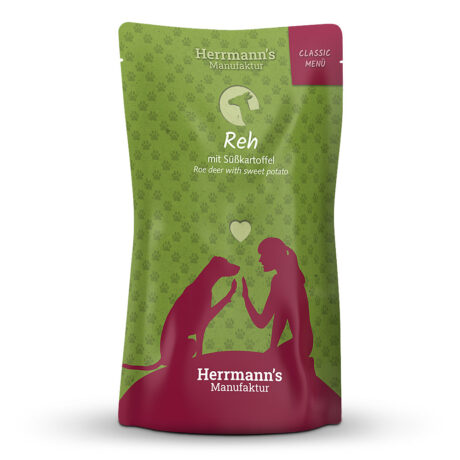 Herrmann's | Reh mit Süßkartoffeln | Classic | 48 x 130 g