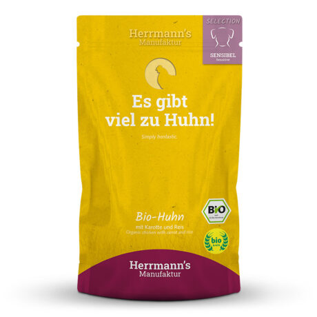 Herrmann's | Bio Huhn mit Karotte und Reis | Selection Sensible | 30 x 150 g