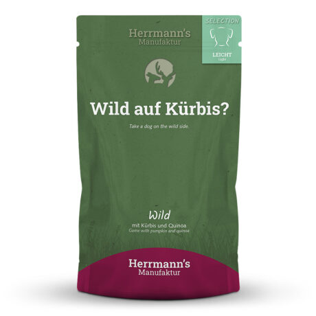 Herrmann's | Wild mit Kürbis und Quinoa | Selection Light | 60 x 150 g