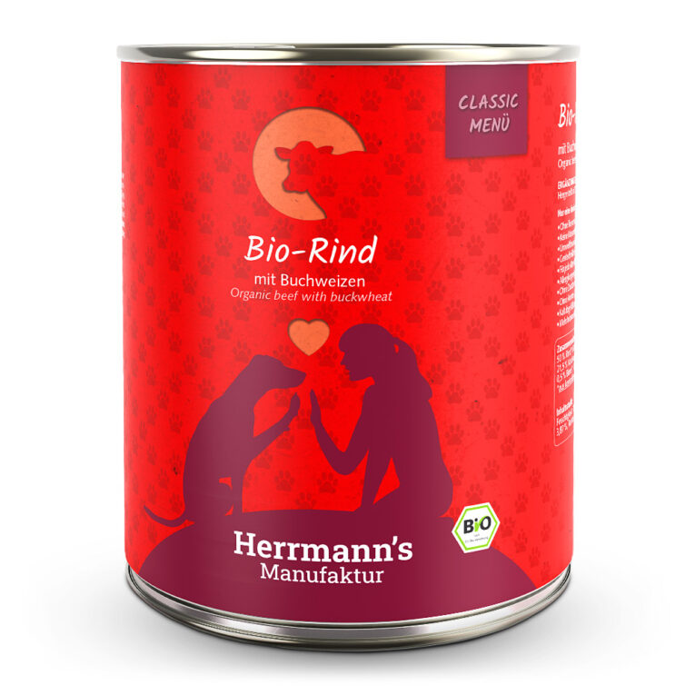 Herrmann's Classic Bio-Rind mit Buchweizen Was ist drin? 50 % Bio-Rind