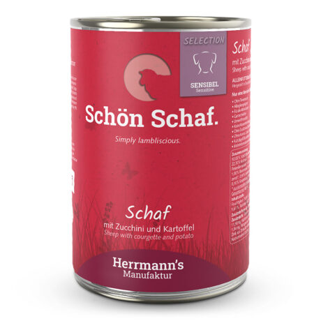 Herrmann's | Schaf mit Zucchini und Kartoffeln | Selection Sensible | 24 x 400 g
