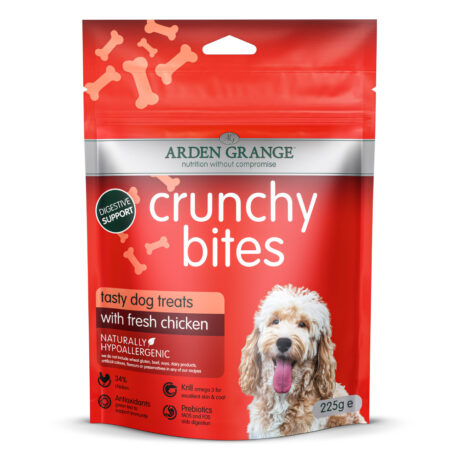 Arden Grange | Crunchy Bites mit frischem Huhn | 10 x 225 g