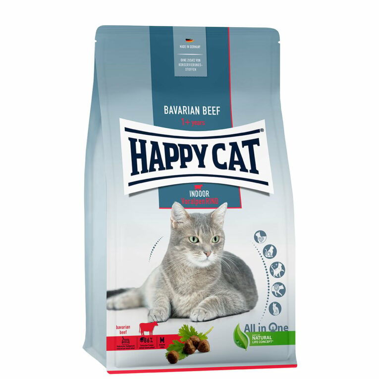 Happy Cat Indoor Adult Voralpen Rind 3x4kg