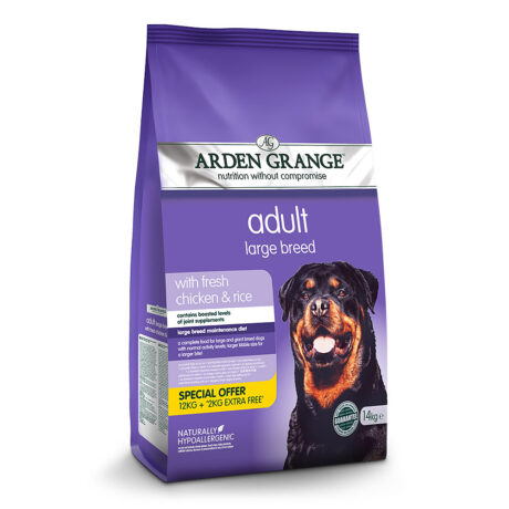 Arden Grange | Adult Large Breed mit frischem Huhn & Reis | Adult | 14 kg