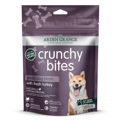 Arden Grange | Crunchy Bites mit frischem Truthahn | 10 x 225 g