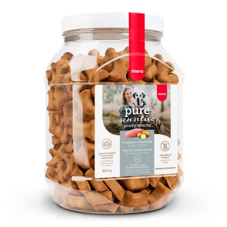 Mera | Goody Snacks Truthahn & Kartoffel | Pure Sensitive | 6 x 600 g