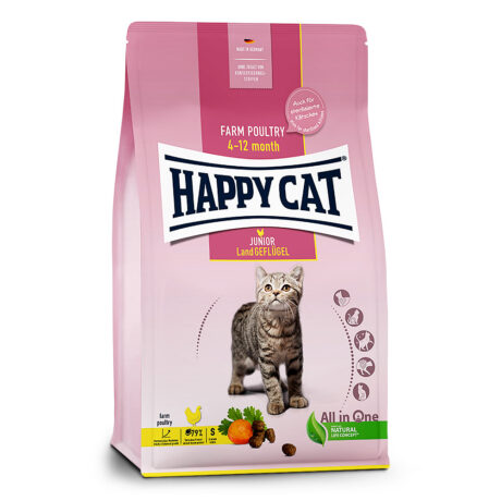 Happy Cat | Junior Land Geflügel | Young | 2 x 10 kg