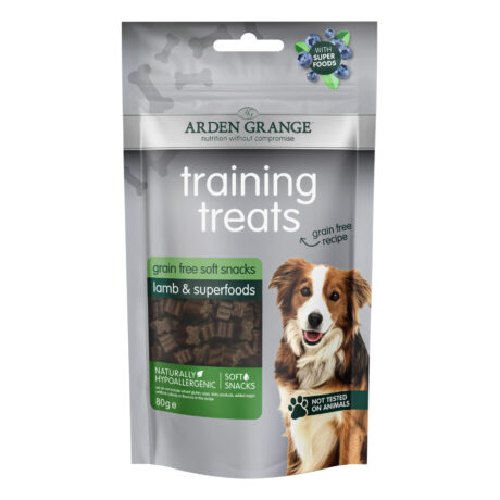 Arden Grange | Grain Free - Mit Lamm und Superfoods | Training Treats | 10 x 80 g