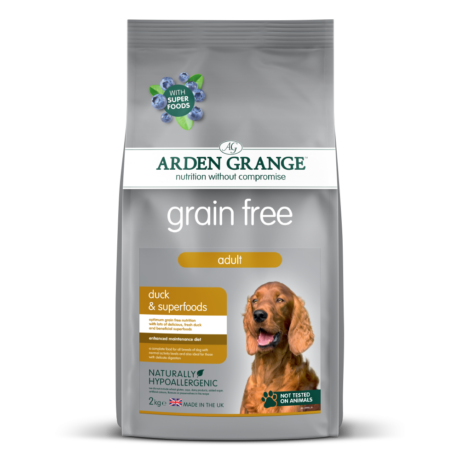 Arden Grange | Grain free Adult Ente & Superfoods | 2 kg