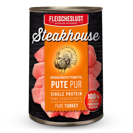 Fleischeslust | Steakhouse Pute Pur | Steakhouse | 6 x 400 g