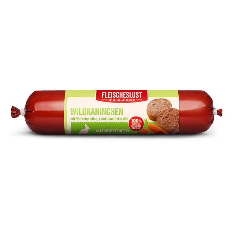 Fleischeslust - Nassfutter - Classic Wildkaninchen mit Wurzelgemüse