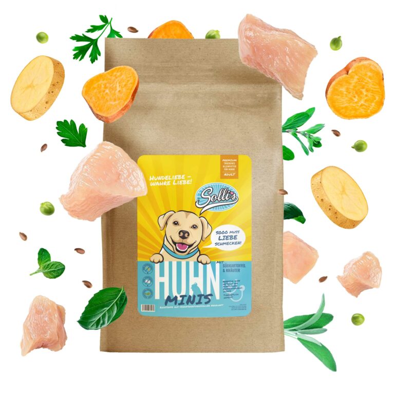 Trockenfutter Huhn-Minis | kleine Rassen IN UNSEREM Hundeshop günstig kaufen