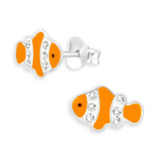 Anemonenfisch Kinder Ohrringe Aus 925 Silber