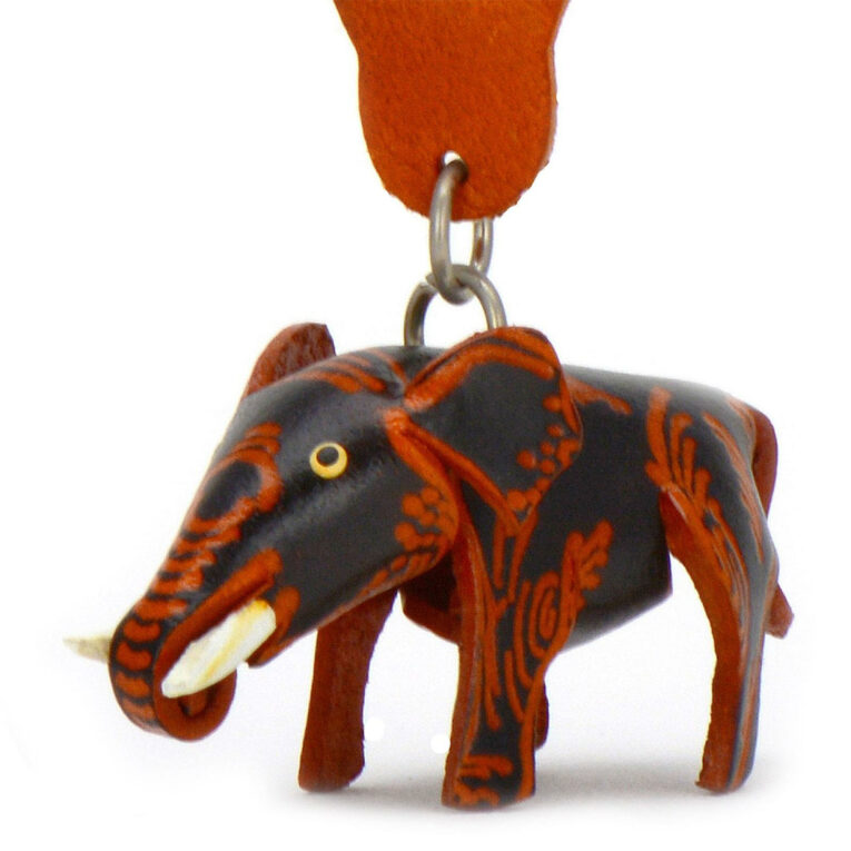 Asiatischer Elefanten Schl?sselanh?nger aus Leder IN UNSEREM Hundeshop günstig kaufen